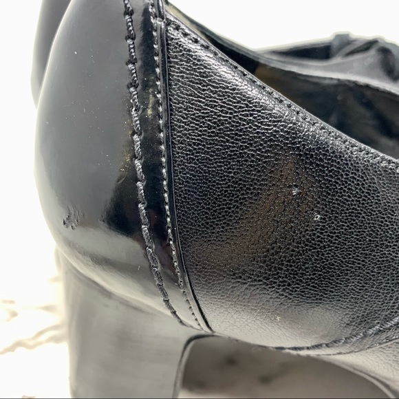 Naturalizer N5 Jodell Leather Wingtip Lace Up Oxford Pumps 8.5 Wide Retro Preppy - Picture 11 of 16